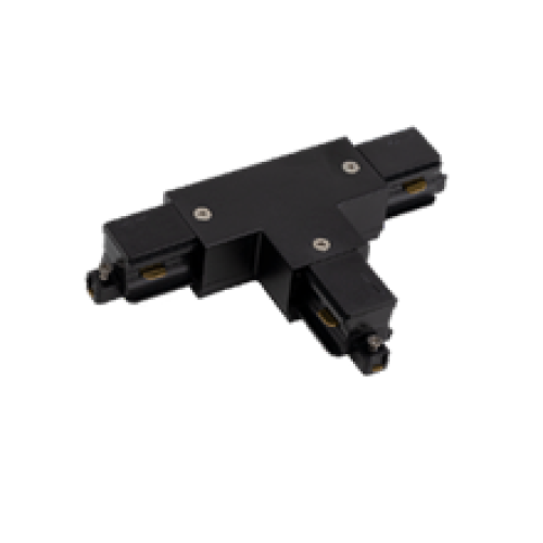 183572 1-FASE MINI T-STUK RECHTS ZWART