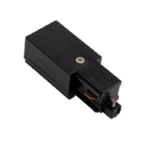 183558 1-FASE MINI AANSLUITSTUK ZWART RECHTS