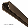 183631 RAIL 1-FASE MINI 230V 2M DONKER BRONS