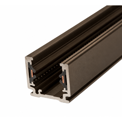 183630 RAIL 1-FASE MINI 230V 1M DONKER BRONS