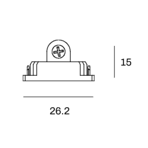 183560 1-FASE MINI EINDSTUK ZWART