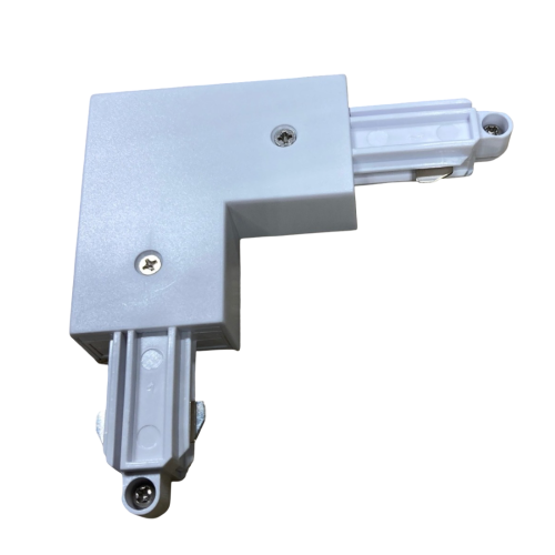 183316 BOCHT 1-FASE VIERKANT 90° WIT EXTERN