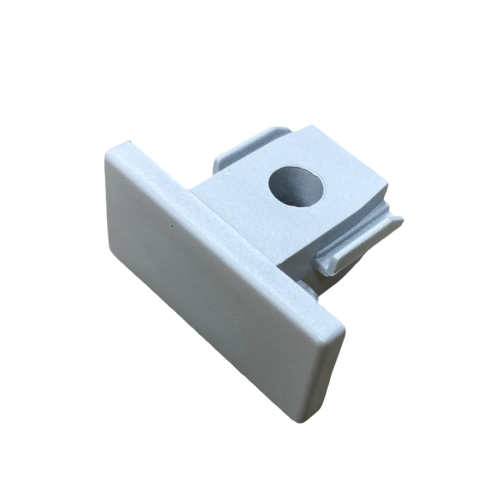 183317 EINDSTUK 1-FASE VIERKANT WIT