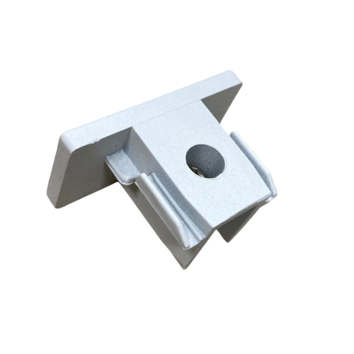 183317 EINDSTUK 1-FASE VIERKANT WIT