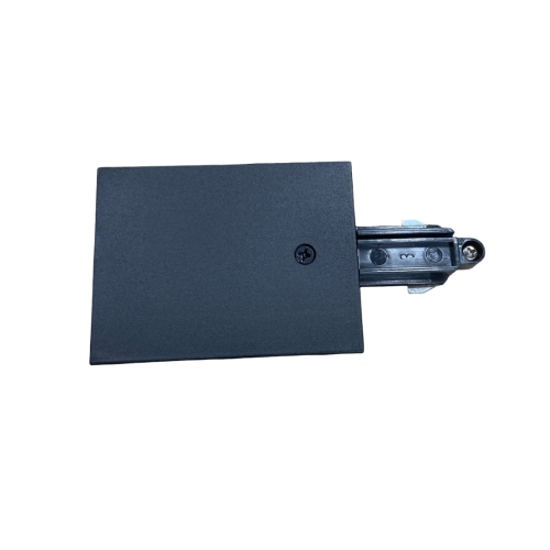 184160 INBOUW RAIL 1-FASE AANSLUITSTUK L ZWART