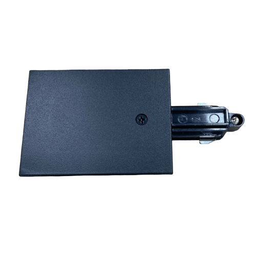 184161 INBOUW RAIL 1-FASE AANSLUITSTUK R ZWART