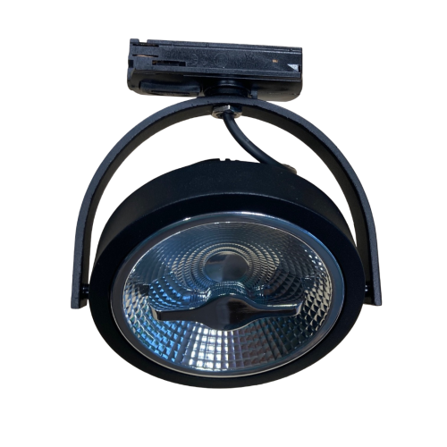 611031 LED 1F KARDAN 1XAR111 2200-2800K 15W DTW ZWART