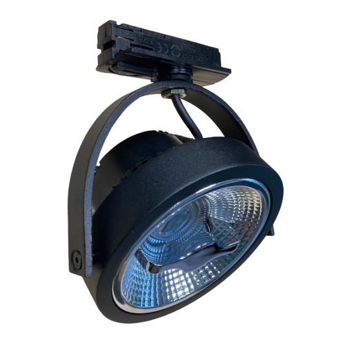 611031 LED 1F KARDAN 1XAR111 2200-2800K 15W DTW ZWART