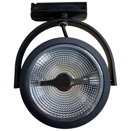 611031 LED 1F KARDAN 1XAR111 2200-2800K 15W DTW ZWART