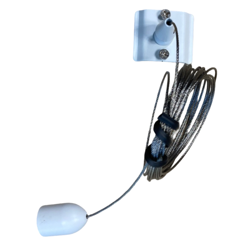 183326 OPHANGPENDEL DRAAD 1-FASE VIERKANT WIT