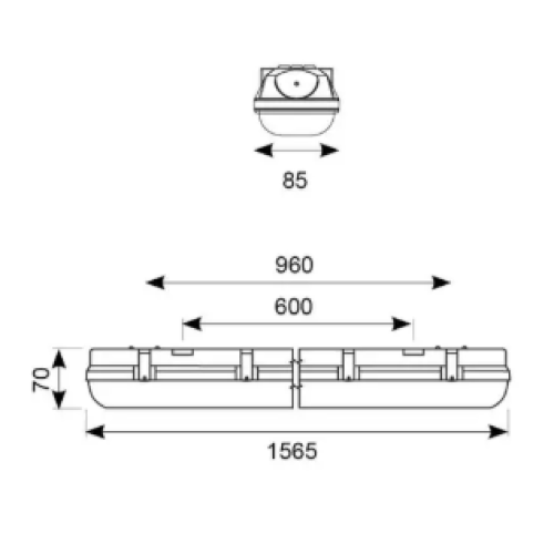 670072 TORNADO PRO 1.5M 29W 3209Lm 4000K IP65