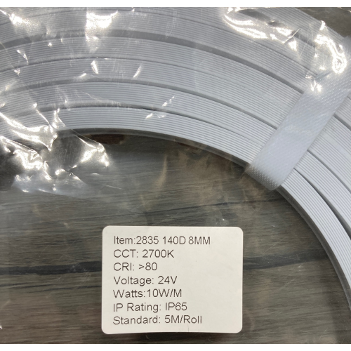 603200 FLEX LEDSTRIP SIDE VIEW 6/12MM 2700K 5M