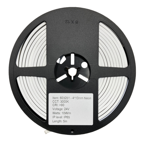 603251 FLEX LEDSTRIP SIDE VIEW 4/10MM 10W/M 3000K 5M/ROL