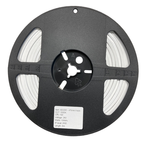 603261 FLEX LEDSTRIP SIDE VIEW 4/8MM 10W/M 3000K 5M/ROL