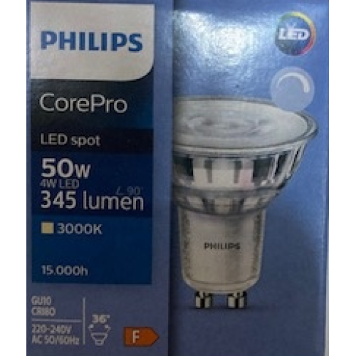 1338 COREPRO LED SPOT D 4-50W GU10 3000K 36°