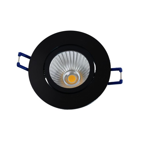 201961 INBOUW SPOT 7W DIMBAAR ZWART