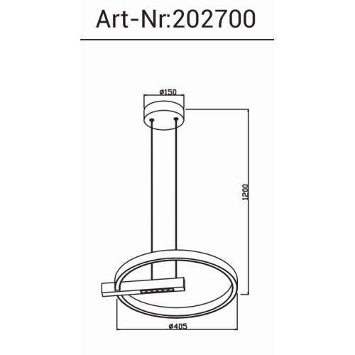 HANG LAMP BLOOM ROND