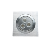 104201 INB.SPOT VIERKANT LED 3X3W XRE WW ALU+DRIVER