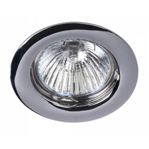 100163 INBOUWSPOT 50MM VAST CHROOM