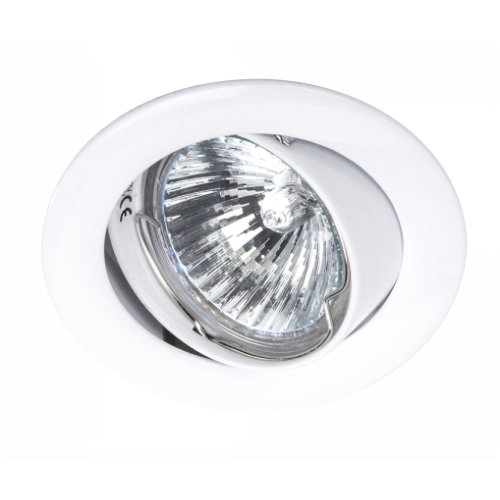 100204 INBOUWSPOT 50MM KANTELBAAR WIT