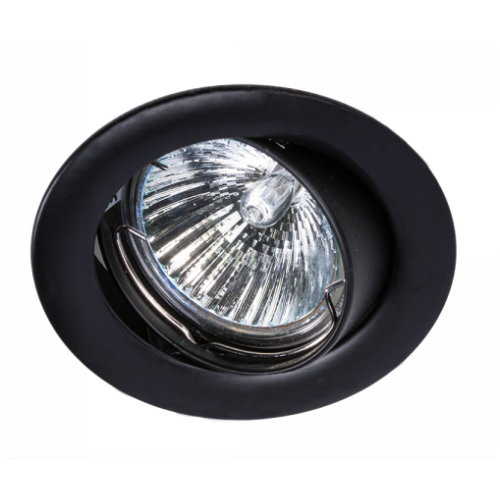 100205 INBOUWSPOT 50MM KANTELBAAR ZWART