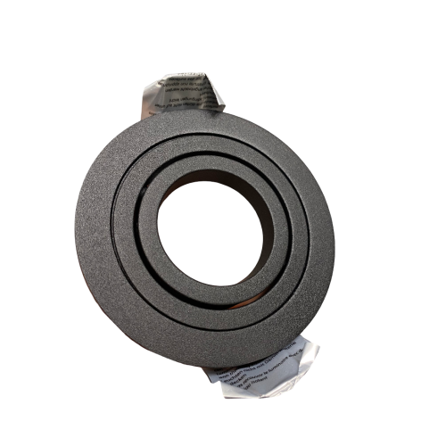 104243 INBOUW SPOT 191/1 ROND ZWART