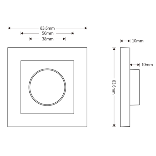 200621 FRONT VOOR DIMMER ZWART