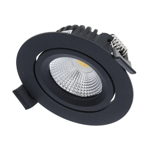 300330 INBOUW SPOT SLIM-FIT 5W 3000K ZWART DIMBAAR