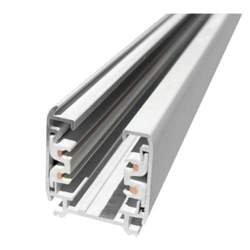 184201 RAIL VIERKANT 3-F NIEUW 1 METER WIT