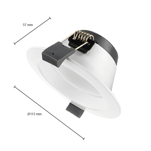 400075 LED DOWNLIGHTER TRI-COLOR WIT 113MM