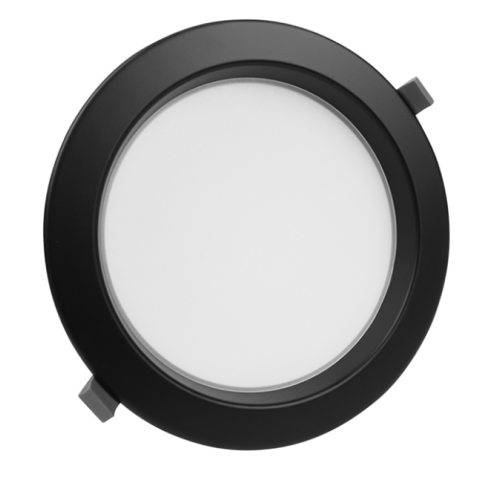 390021 LED DOWNLIGHTER TRI-COLOR ZWART 230MM