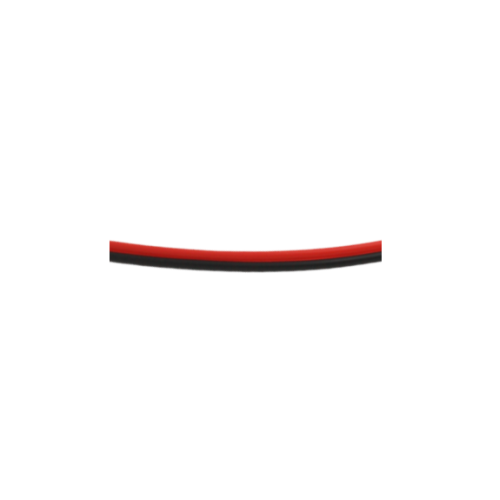 101169 AANSLUITSNOER ROOD/ZWART 2 ADERIG
