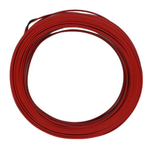 101169 AANSLUITSNOER ROOD/ZWART 2 ADERIG
