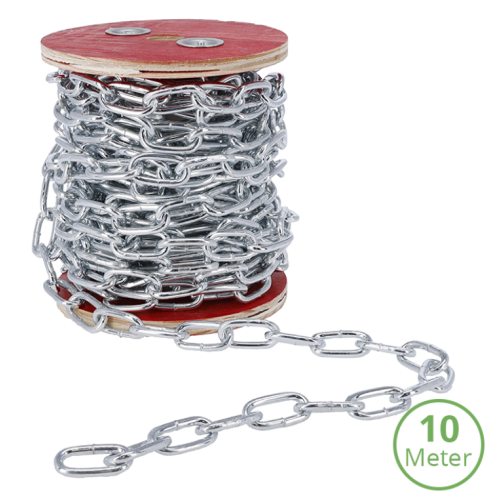 116125 GEGALVANISEERDE KETTING 10MTR