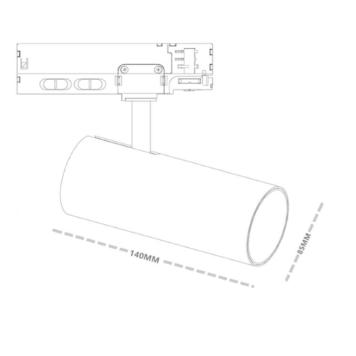 RAILSPOT 3-FASE RUNNER SWITCH