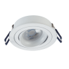 100100 INBOUWSPOT METIS ROND KANT.50MM WIT