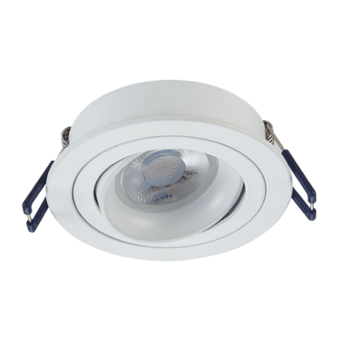 100100 INBOUWSPOT METIS ROND KANT.50MM WIT