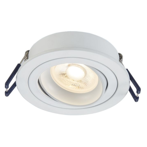 100100 INBOUWSPOT METIS ROND KANT.50MM WIT