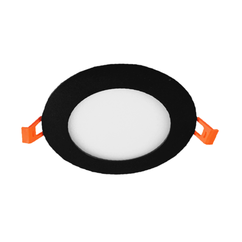400023 LED PANEEL ROND 9W ZWART 3000K