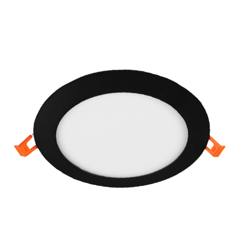 399999 LED PANEEL ROND 12W ZWART 3000K