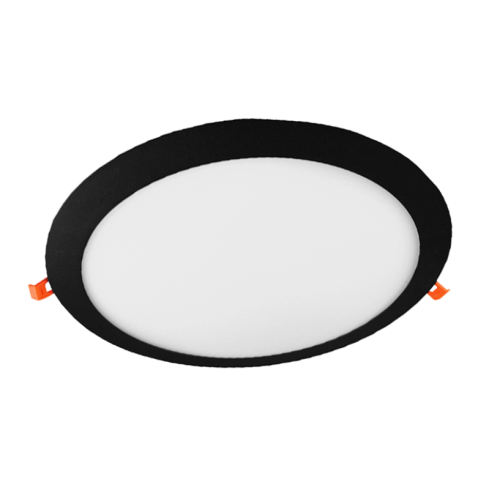 274037 LED PANEEL ROND 23W ZWART 3000K