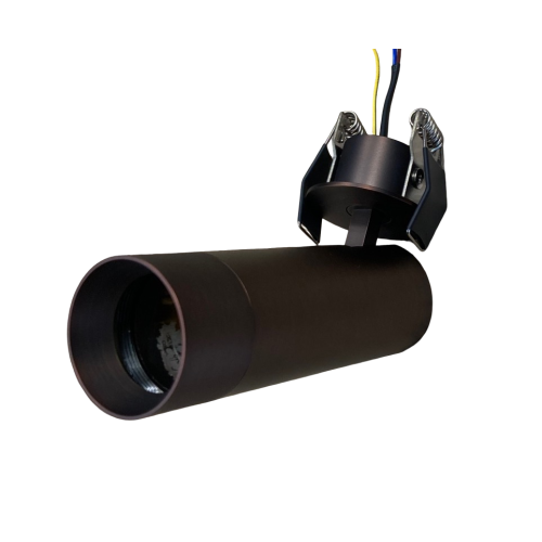 142404 INBOUWSPOT PRO 35MM GU10 DONKER BRONS