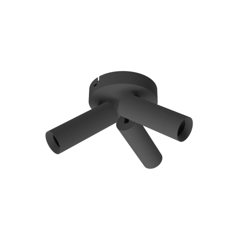 142441 OPBOUWSPOT 3-L PRO 35MM ROND ZWART