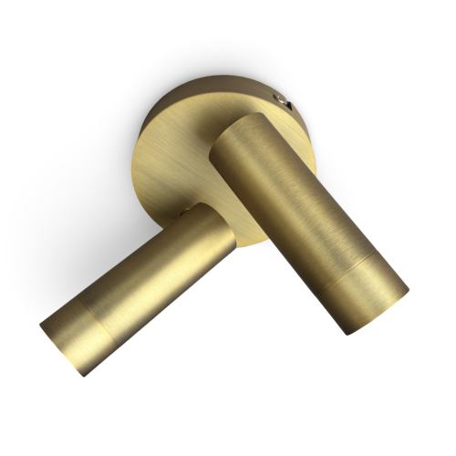 142413 OPBOUWSPOT 2-L BRONS PRO 35MM ROND