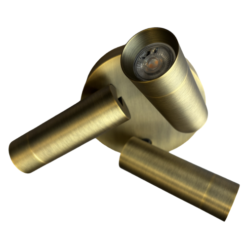 142442 OPBOUWSPOT 3-L BRONS PRO 35MM ROND