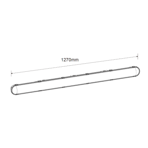 670067 WATERDICHT KAP ARM. 1200MM IP66 4/5/6500K
