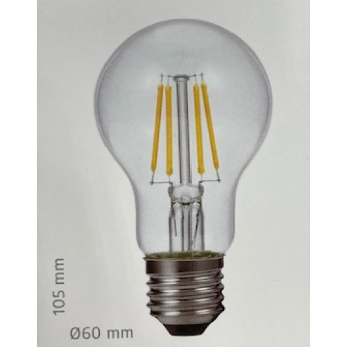 1118 LED FILAMENT 6,5W 2200K 520Lm G60X105 DB GLS