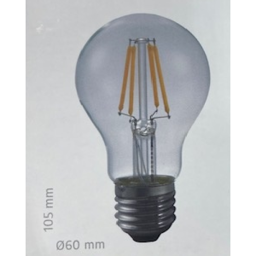 1229 LED FILA E27 GLS 60X105 320LM 4W 925 HELDER DIM