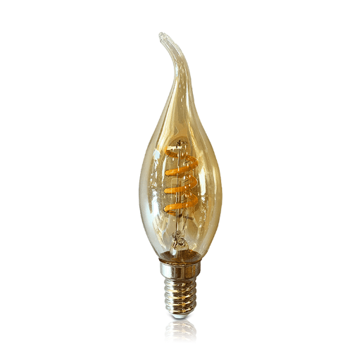 50508 LED E14 TIP KAARS 2W 2400K AMBER DIMBAAR