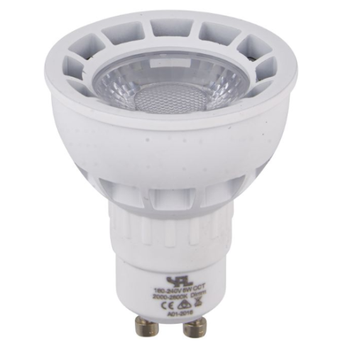 73 LED 5,5W GU10 250Lm 2000K-2800K 40°DB